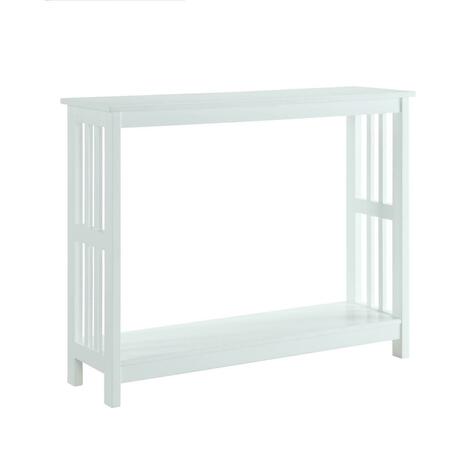 LIVINGQUARTERS Console Table, White - 39.5 x 11.75 x 31.5 in. LI212451